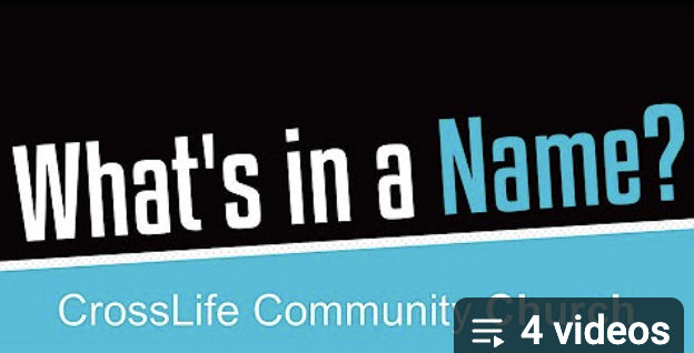 What's in a Name? sermon series graphic