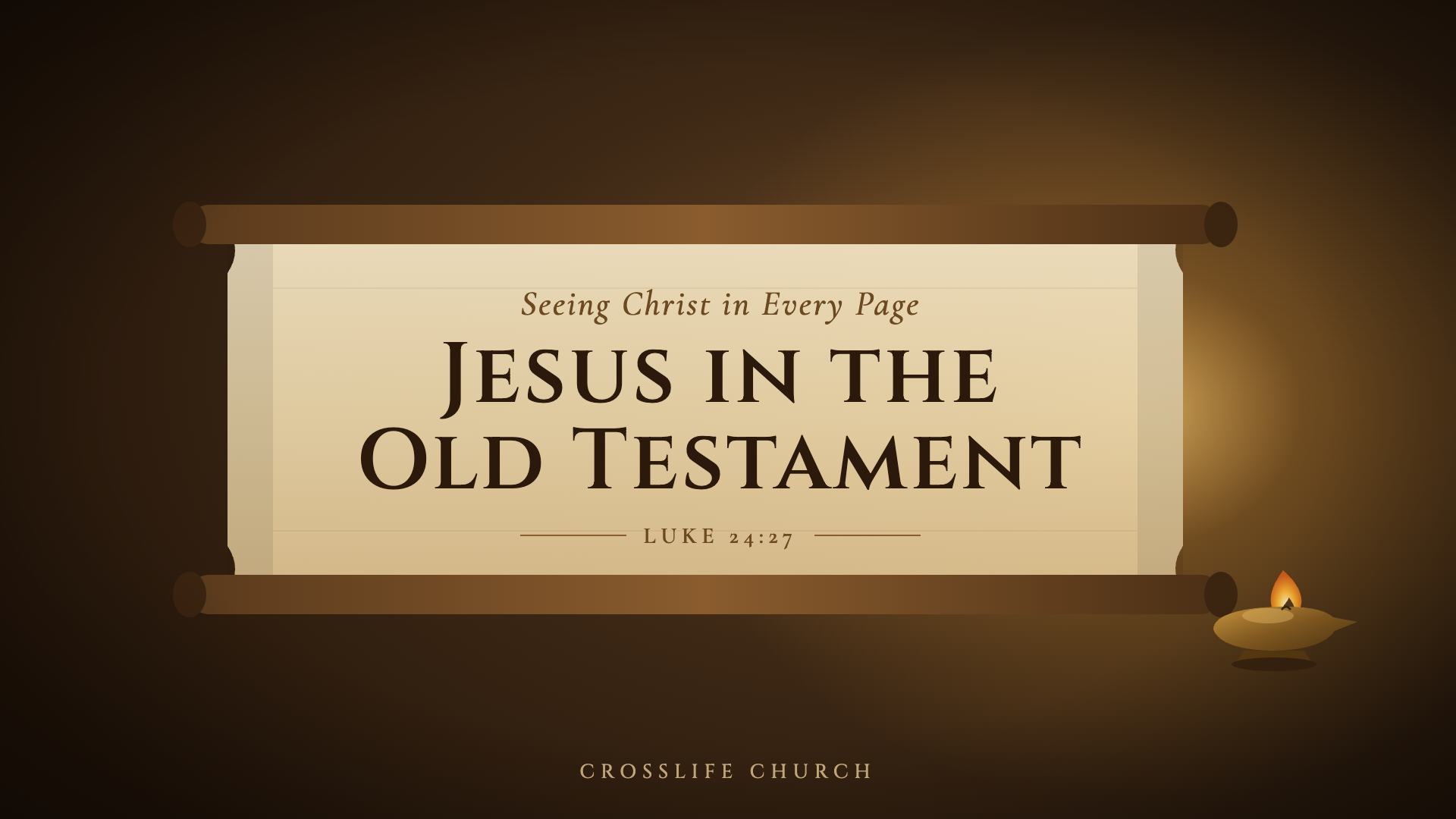 Jesus in the Old Testament sermon series graphic